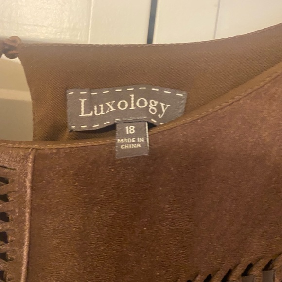 Size 18 suede luxology dress - Picture 2 of 2